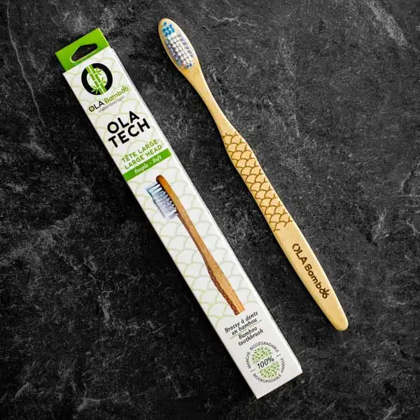 Brosse à dents en bambou - OLATECH Ola Bamboo
