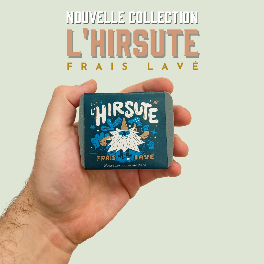 Savon - collection L'Hirsute - "Le frais lavé" Savonnerie des diligences